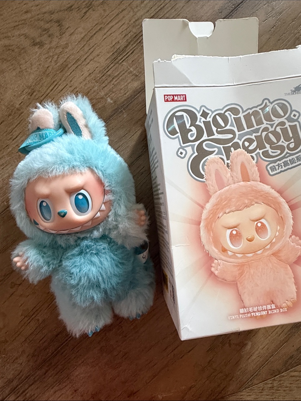 POP MART Big into Energy Blue Plush Vinyl Figure